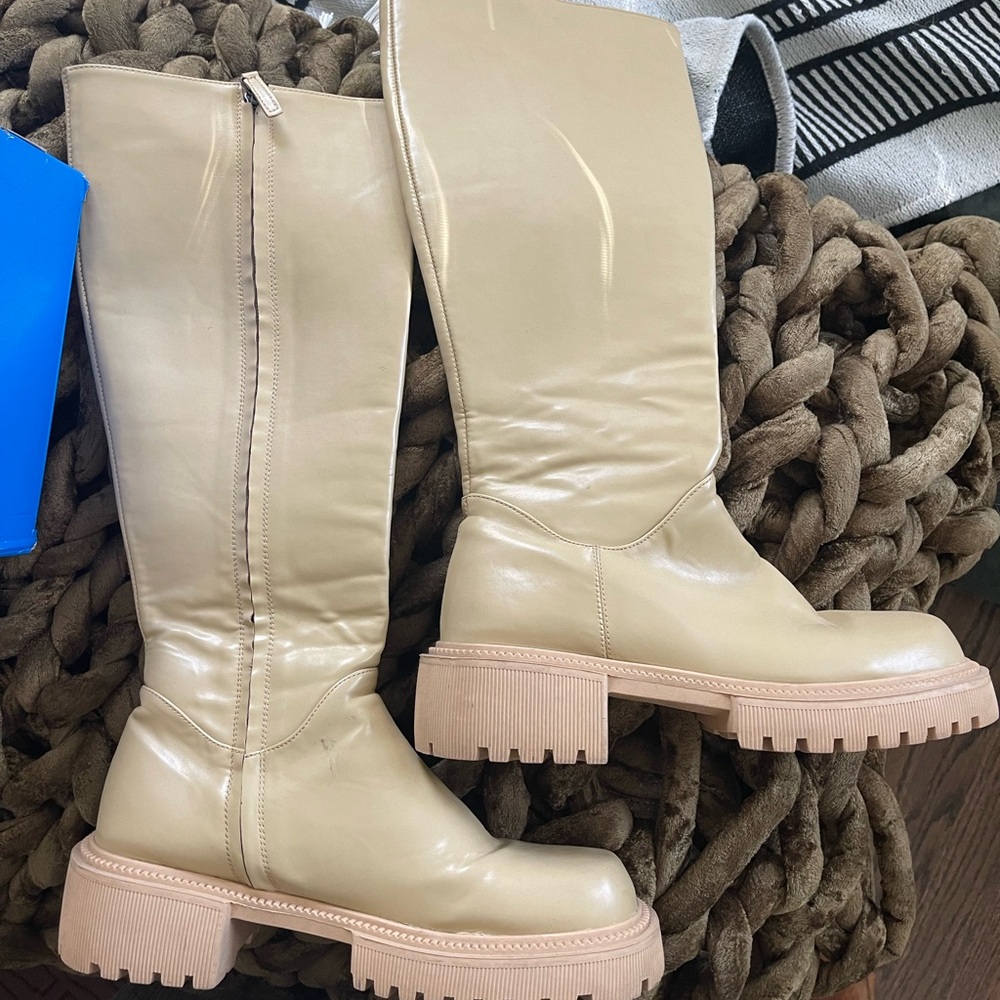 Source Unknown Tubular Combat Boots, Sahara - image 2